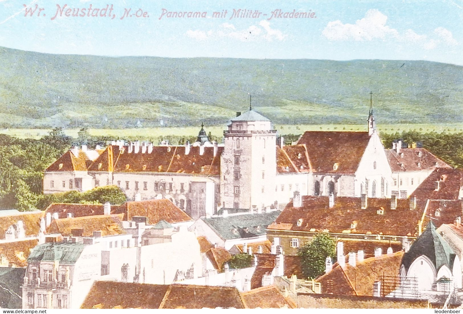 Wiener Neustadt - Panorama Mit Militar Akademie - Wiener Neustadt