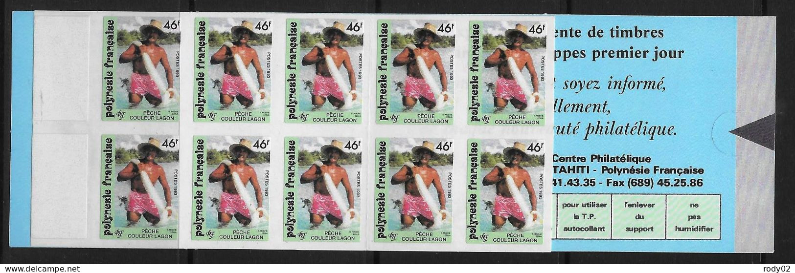 POLYNESIE FRANCAISE - PECHEUR A L'EPERVIER - CARNET N° 427 - NEUF** MNH - Booklets