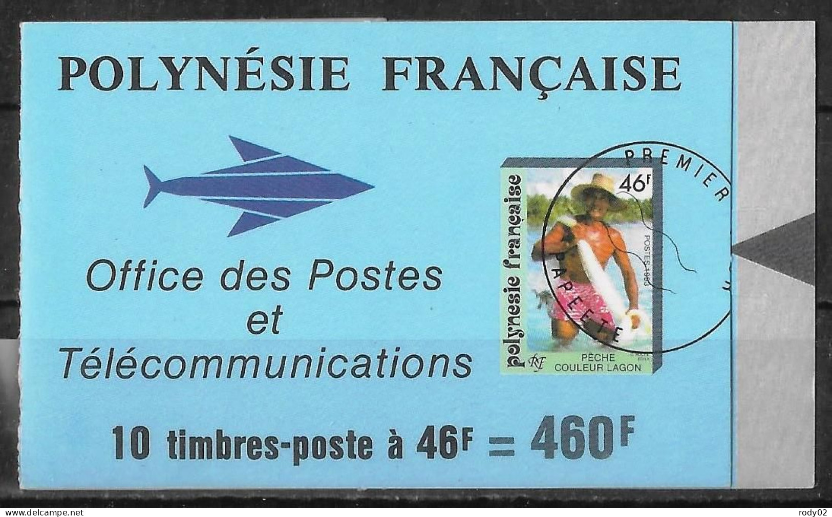 POLYNESIE FRANCAISE - PECHEUR A L'EPERVIER - CARNET N° 427 - NEUF** MNH - Carnets