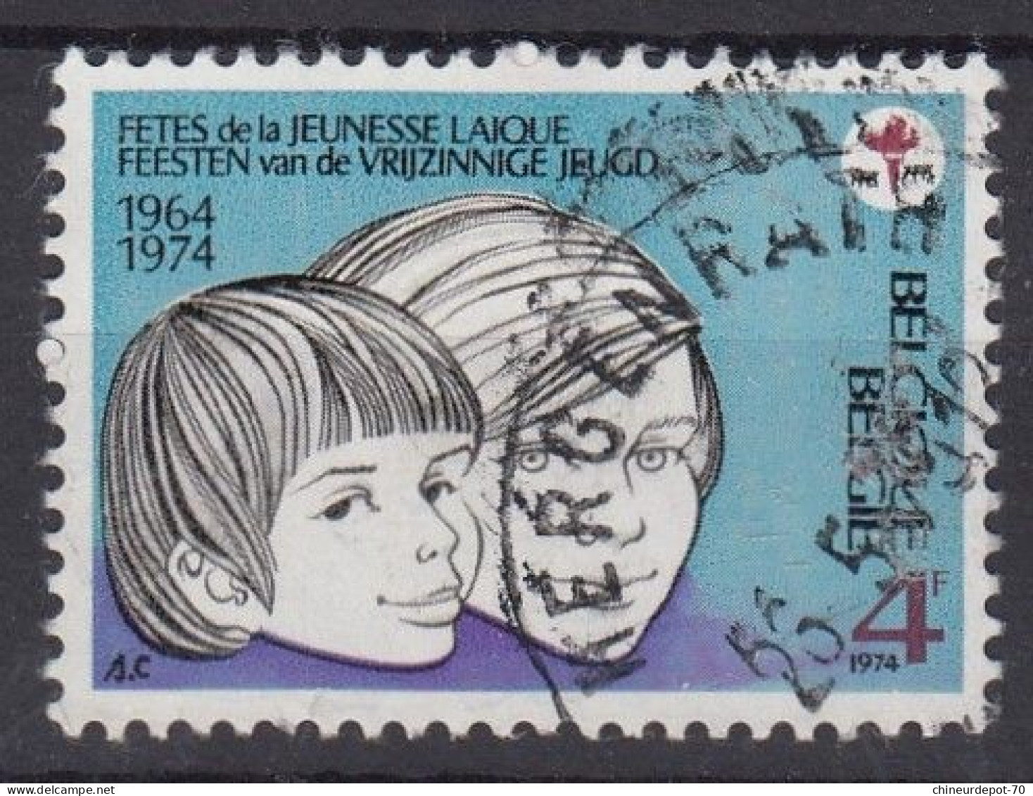 FETES De La JEUNESSE LAIQUE FEESTEN Van De VRIJZINNIGE JEUGD Cachet Hergenrath - Used Stamps
