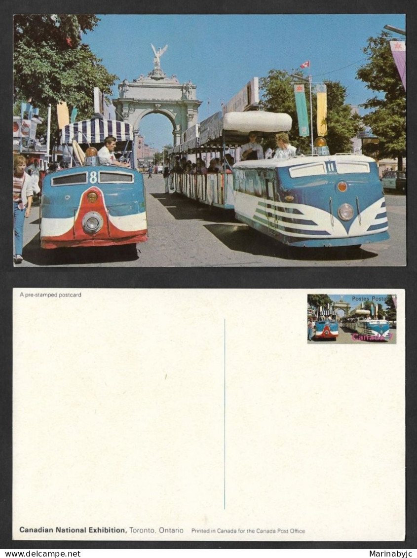 SE)1967 CANADA, CANADIAN NATIONAL EXHIBITION POSTCARD, TORONTO, TORONTO STREET TOUR, UNCIRCULATED, XF - Used Stamps