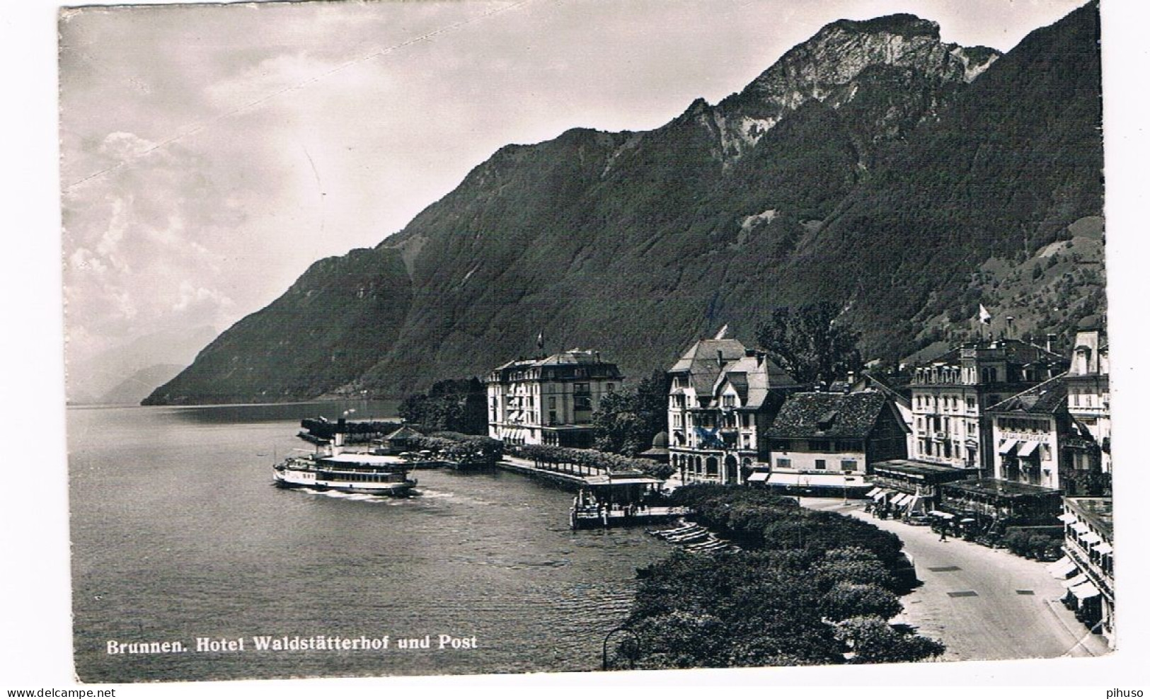 CH-8492  BRUNNEN : Hotel Waldstätterhof Und Post - Ingenbohl