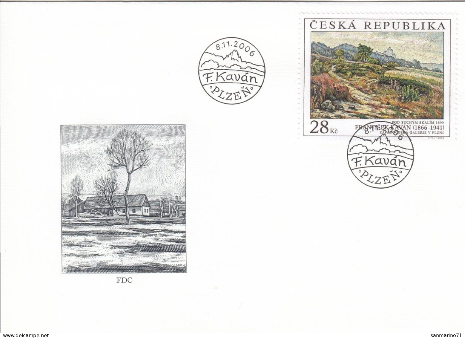 FDC CZECH REPUBLIC 495 - FDC