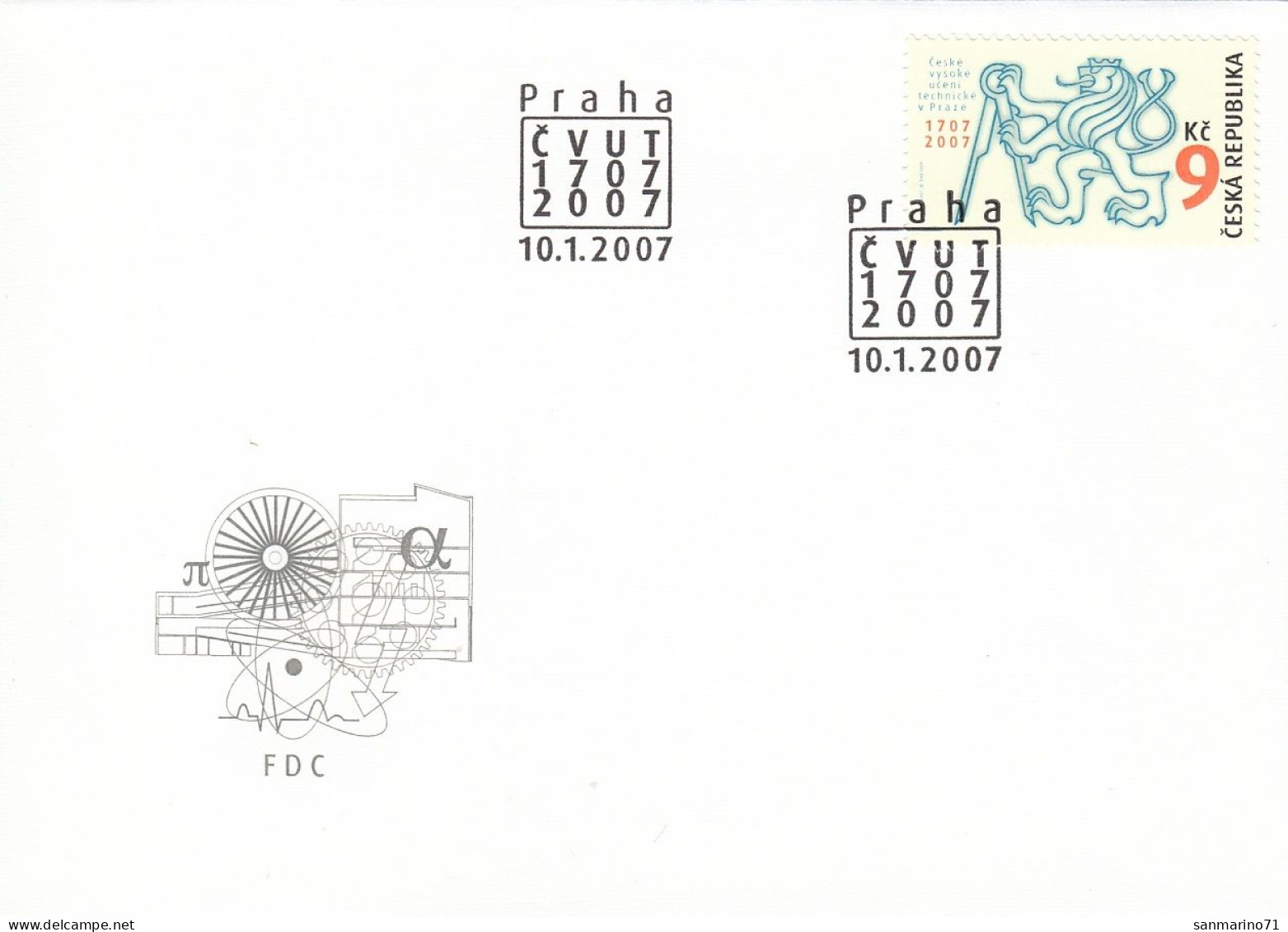 FDC CZECH REPUBLIC 498 - FDC