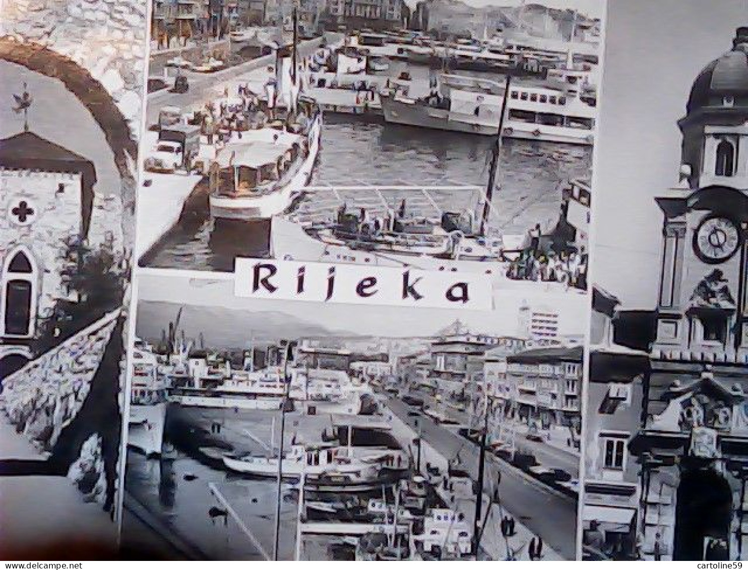 CROAZIA RIJEKA VUES PORT NAVE  N1960 JV5745 - Croatia