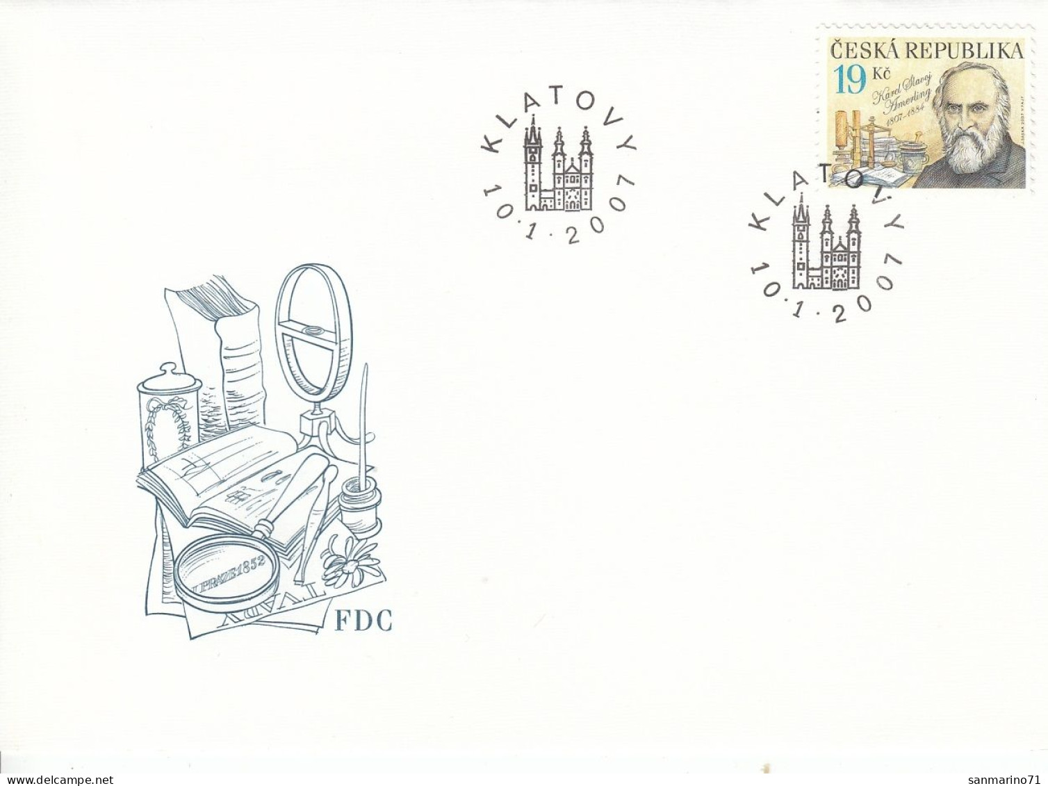 FDC CZECH REPUBLIC 500 - FDC