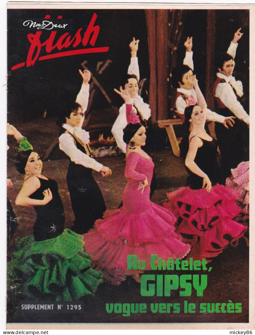 2° Trimestre 1972--Supplément Du N°1295-"People"-NOUS DEUX FLASH-"GYPSY Au Châtelet--Todaro,Baquet,F.Lopez"-Lucky Luke - People