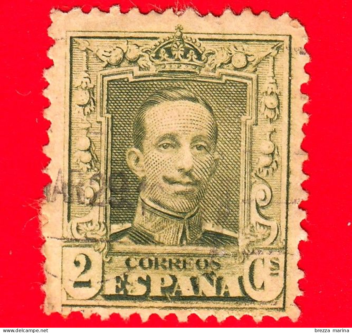 SPAGNA - Usato - 1926 - Re Alfonso XIII - 2 - Usados