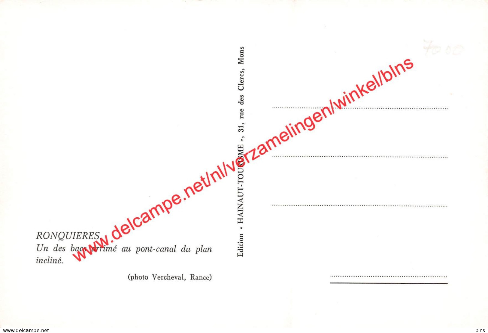 Un Des Bacs Arrimé Au Pont-canal Du Plan Incliné - Ronquières - Braine-le-Comte - Braine-le-Comte