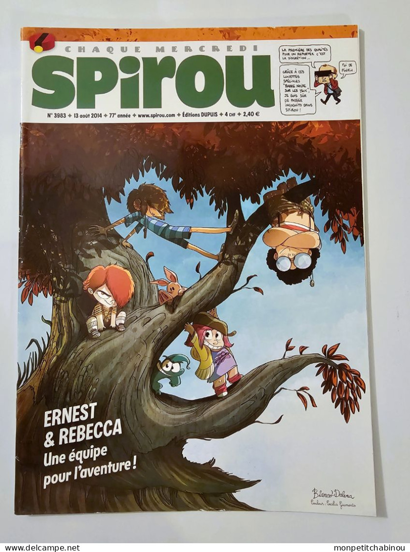 SPIROU Magazine N°3983 (13 Août 2014) - Spirou Magazine