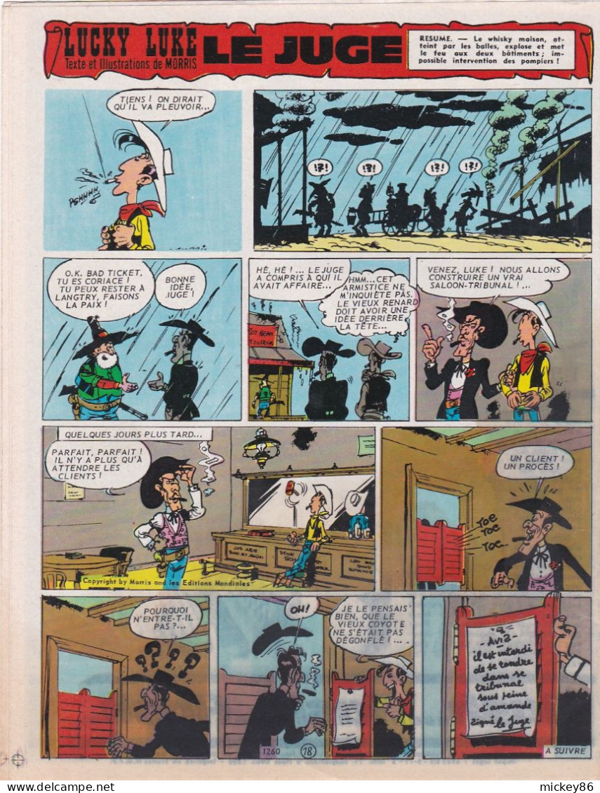 3° Trimestre 1971--Supplément Du N°1260-"People"-NOUS DEUX FLASH-"Le Rêve De Geneviève CASILE"-Lucky Luke - People