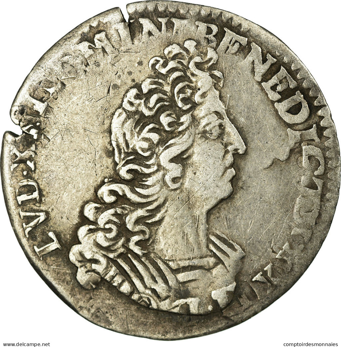 Monnaie, France, Louis XIV, 1/12 Écu Aux Insignes, 1/12 ECU, 10 Sols, 1702 - 1643-1715 Ludwig XIV.