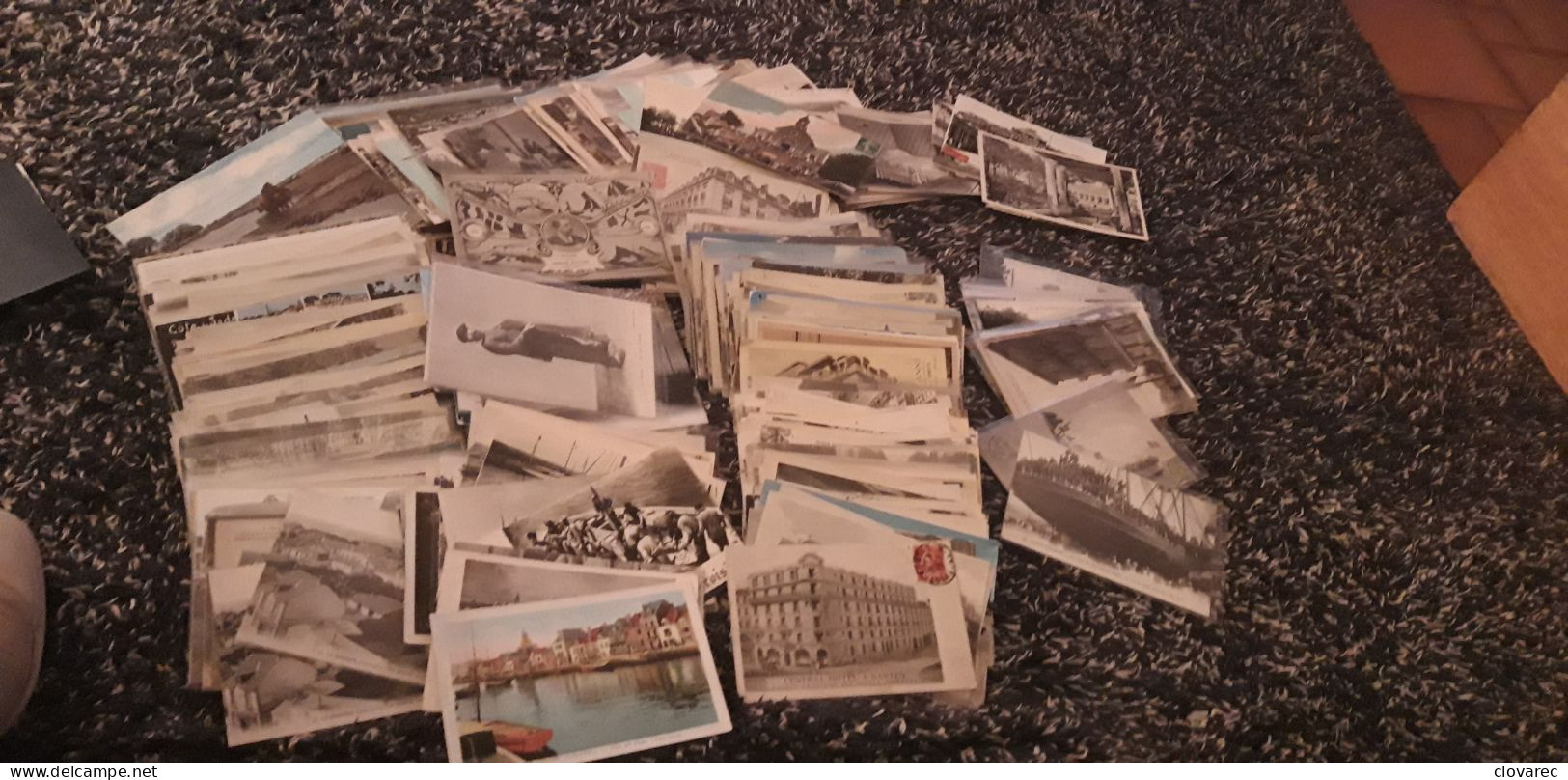 LOT DE 570 CARTES POSTALES Département LOIRE ATLANTIQUE 44 - 500 Postkaarten Min.