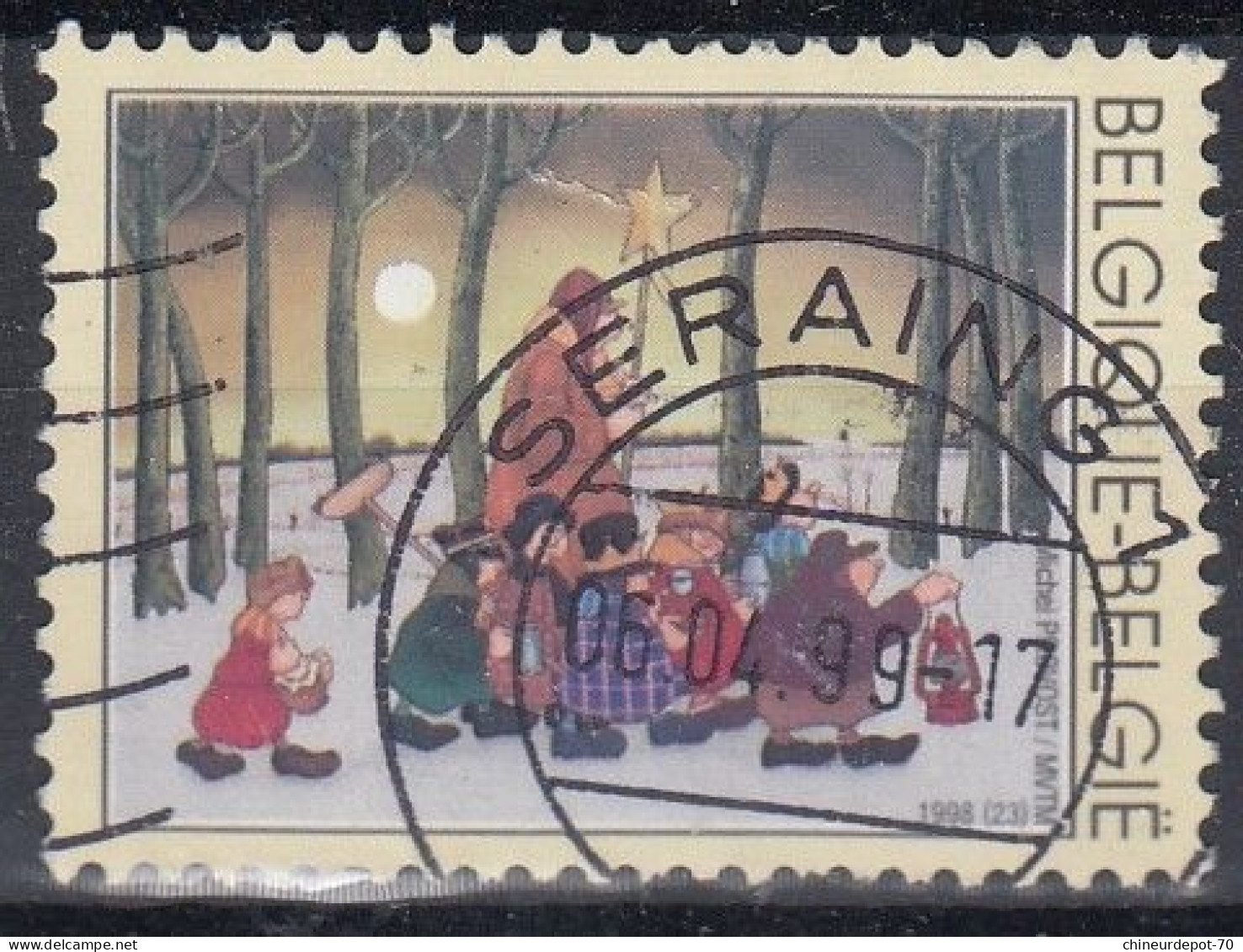 Michel PROVOST 1998 CACHET Seraing - Used Stamps