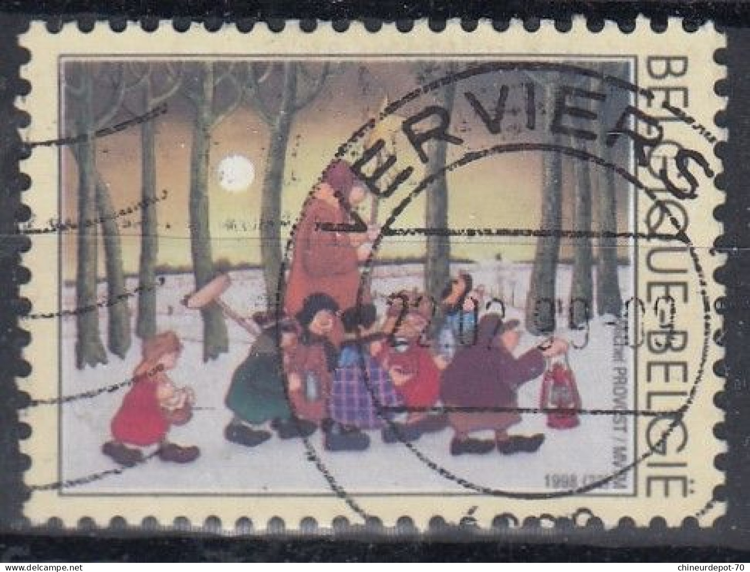 Michel PROVOST 1998 CACHET Verviers - Used Stamps