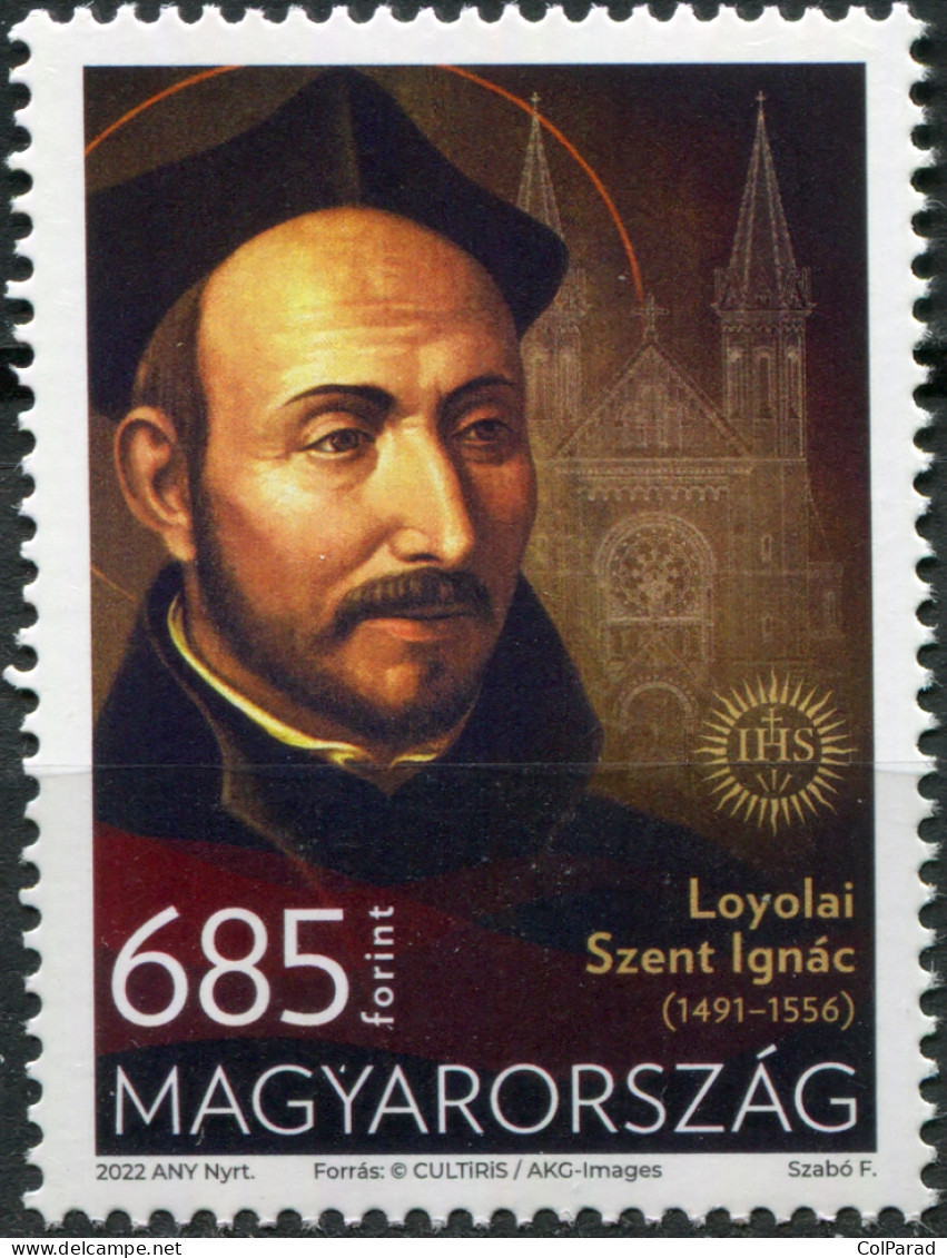 HUNGARY - 2022 - STAMP MNH ** - Canonization Of St. Ignatius Of Loyola - Neufs