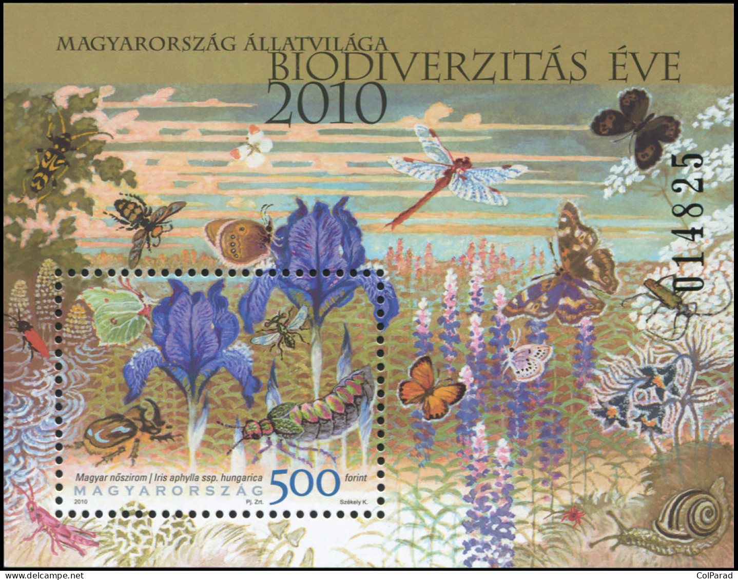 HUNGARY - 2010 - SOUVENIR SHEET MNH ** - International Year Of Biodiversity - Ungebraucht