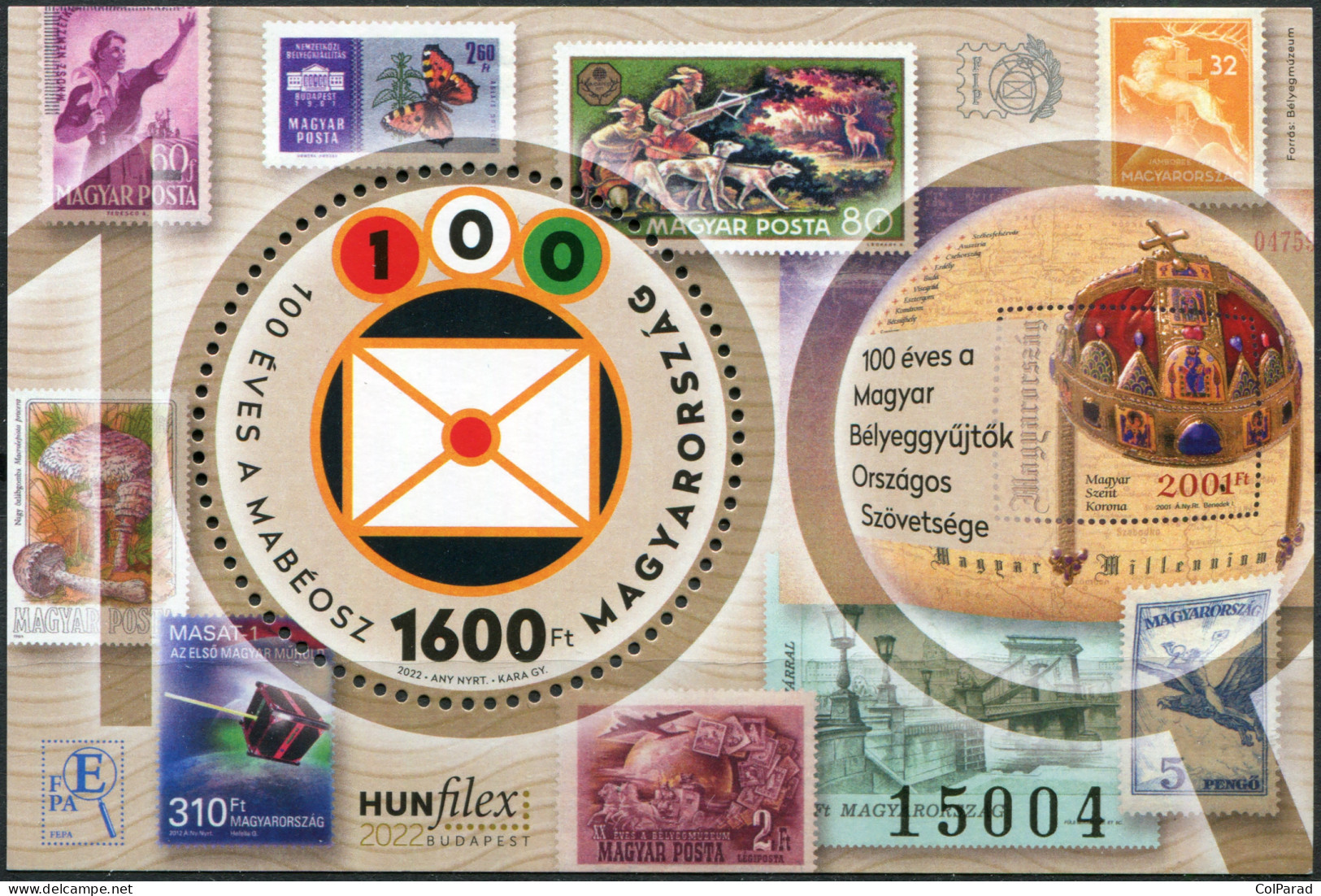 HUNGARY - 2022 - S/S MNH ** - National Federation Of Philatelists - Ungebraucht