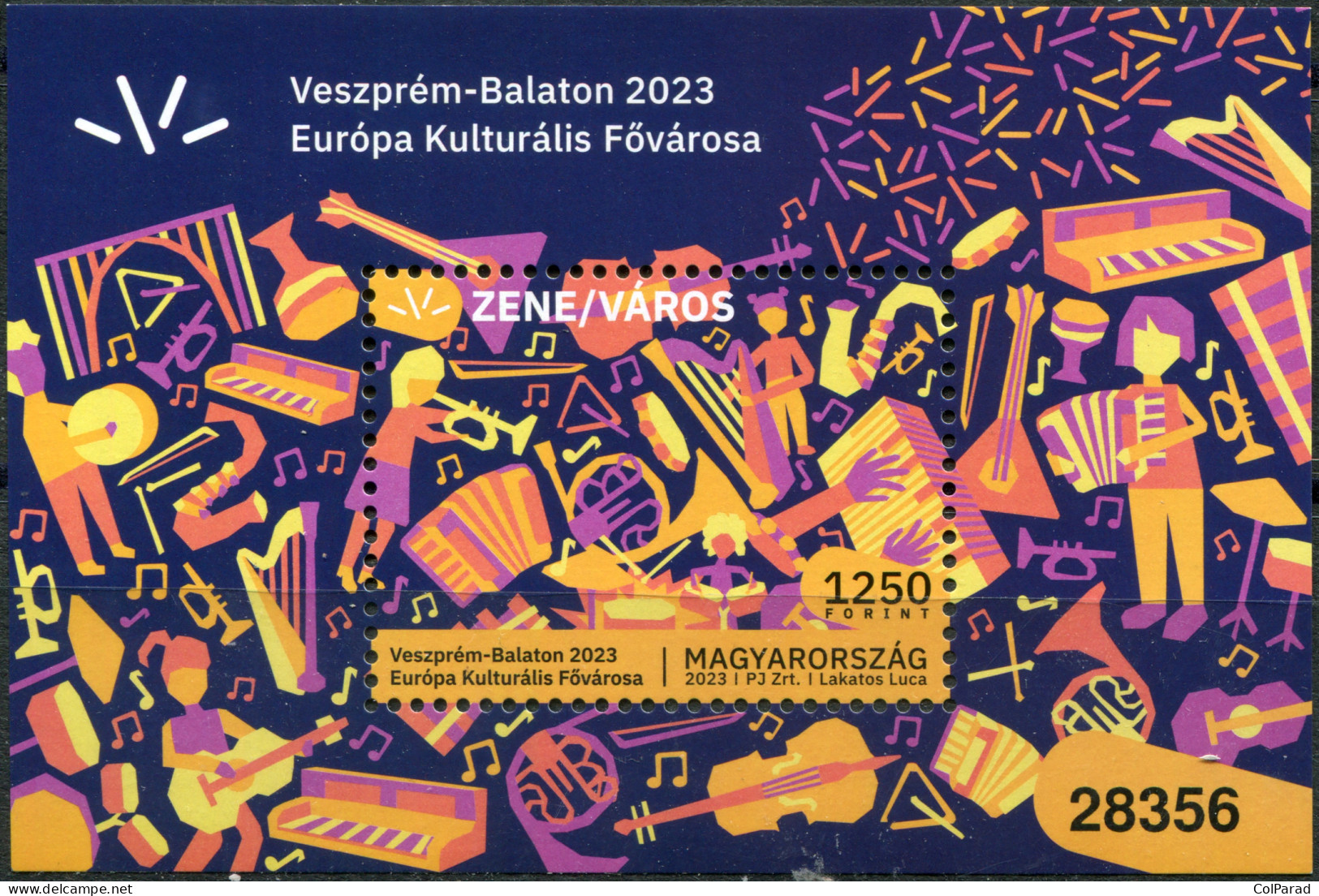 HUNGARY - 2023 - SOUVENIR SHEET MNH ** - European Capital Of Culture - Veszprem - Nuevos