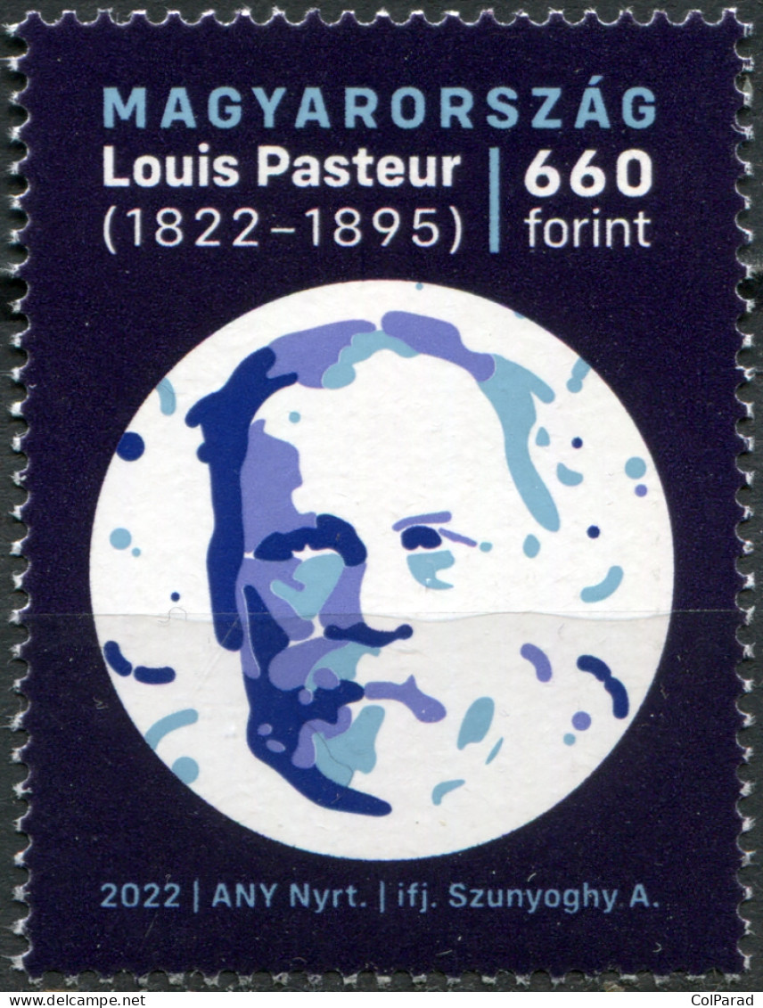 HUNGARY - 2022 - STAMP MNH ** - 200th Anniversary Of The Birth Of Louis Pasteur - Ongebruikt