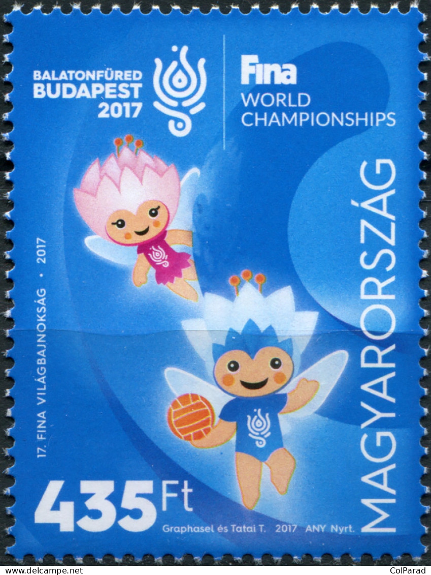 HUNGARY - 2017 - STAMP MNH ** - World Aquatics Championship In Budapest - Unused Stamps