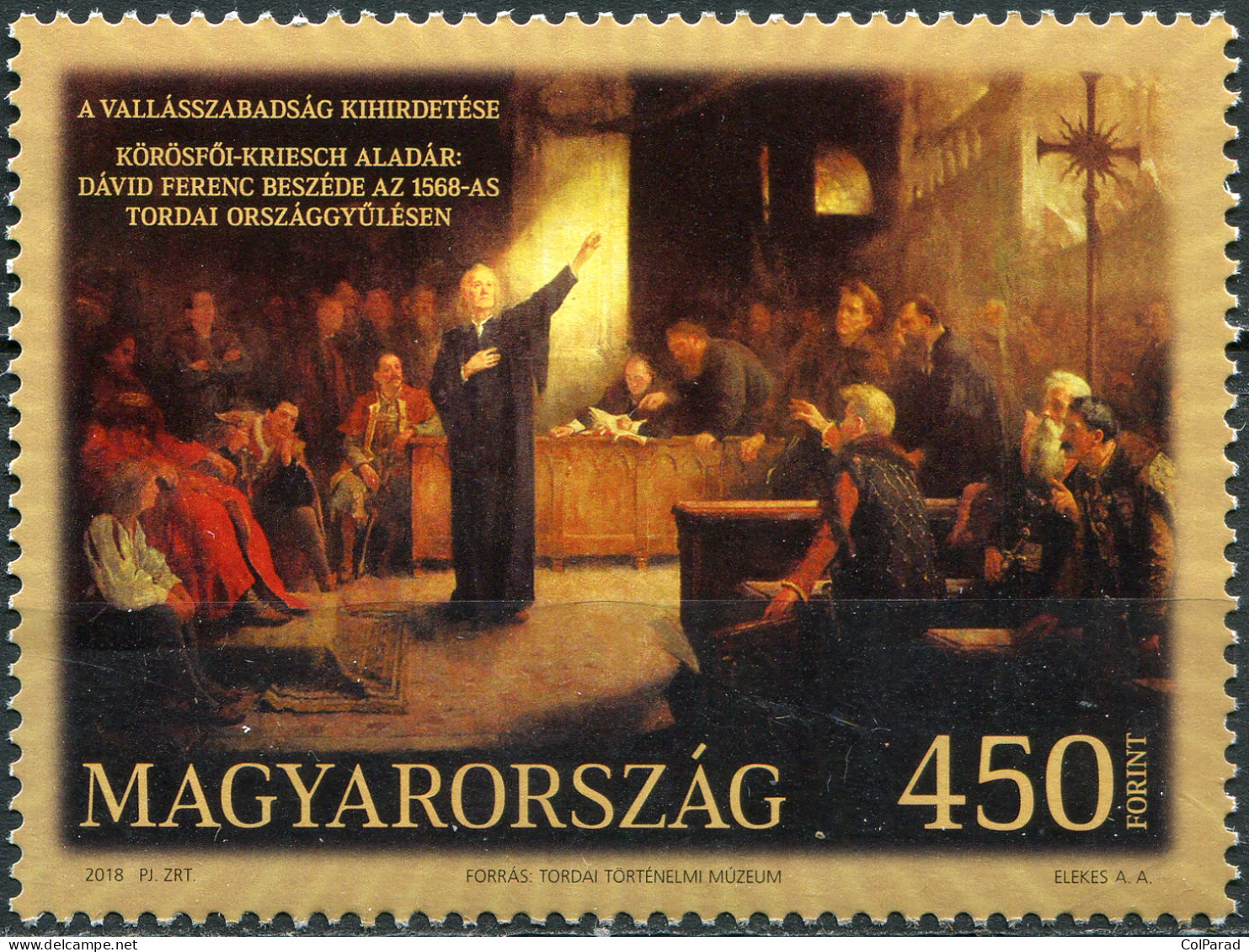 HUNGARY - 2018 - STAMP MNH ** - 450th Anniversary Of The Edict Of Torda - Ongebruikt
