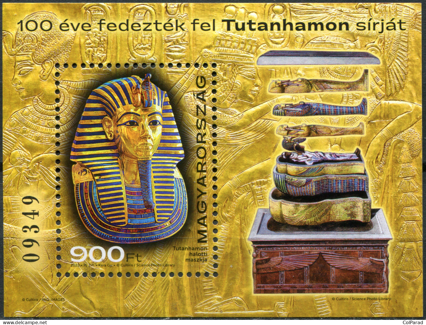 HUNGARY - 2022 - S/S MNH ** - 100 Years Of The Discovery Of Tutankhamun's Tomb - Neufs