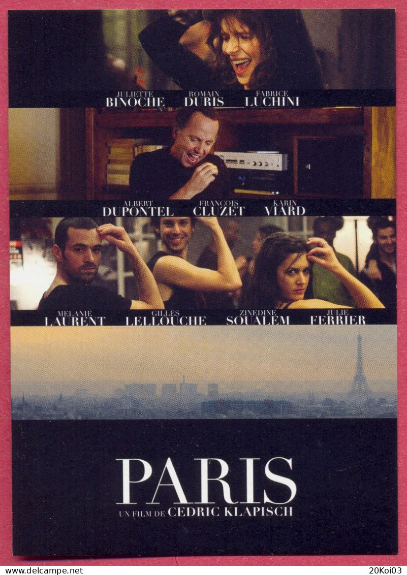 PARIS Film De Cédric Klapisch, Publicité Pub (en 2008) Cpc - Affiches Sur Carte