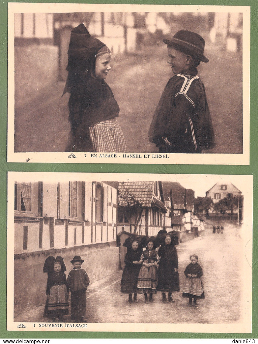 Bon lot de 60 CPA/CPSM  FOLKLORIQUE D'ALSACE LORRAINE - Costumes, scènes de vie, habitat & quelques fantaisies