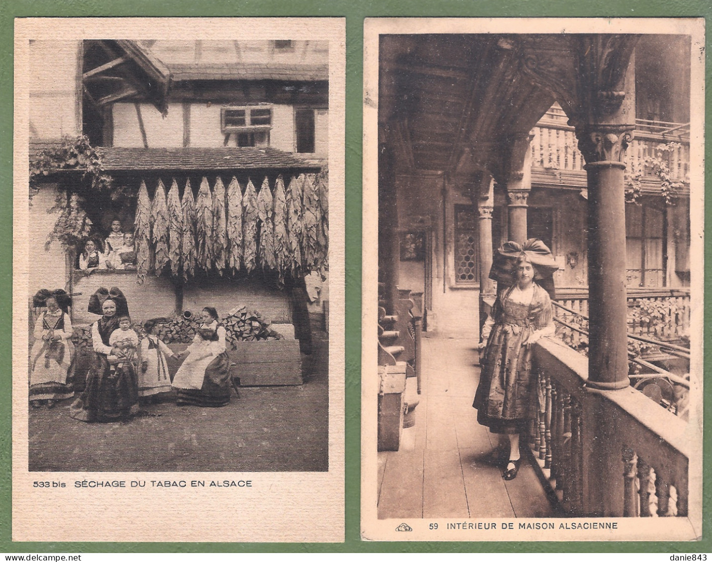 Bon lot de 60 CPA/CPSM  FOLKLORIQUE D'ALSACE LORRAINE - Costumes, scènes de vie, habitat & quelques fantaisies