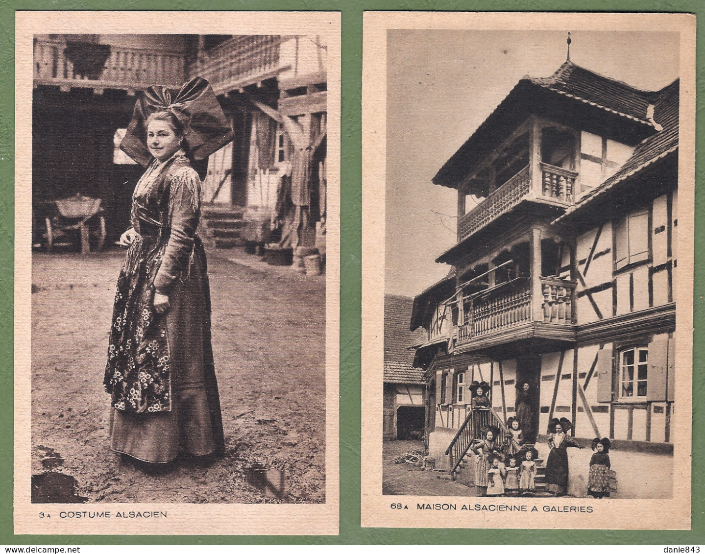 Bon lot de 60 CPA/CPSM  FOLKLORIQUE D'ALSACE LORRAINE - Costumes, scènes de vie, habitat & quelques fantaisies