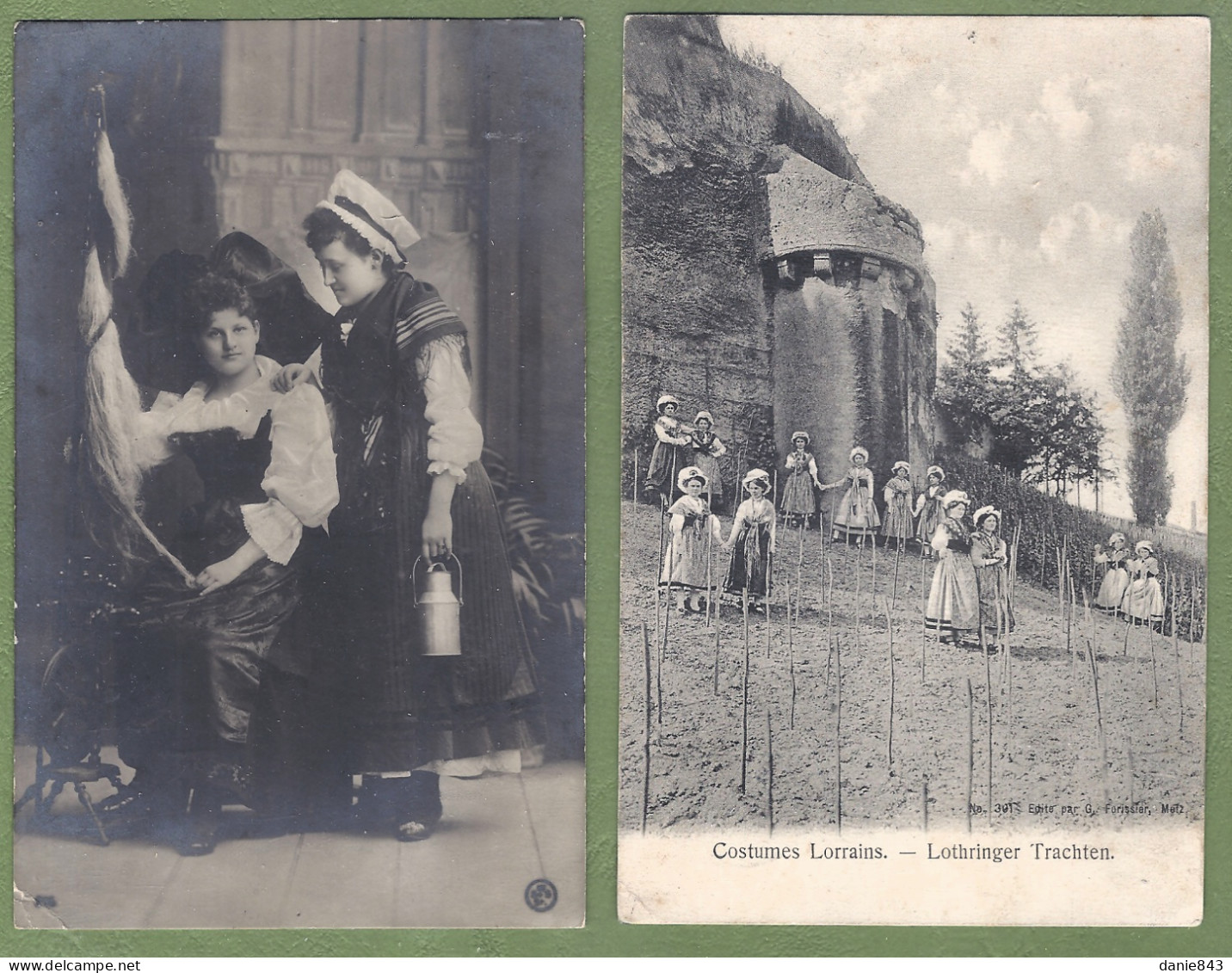 Bon lot de 60 CPA/CPSM  FOLKLORIQUE D'ALSACE LORRAINE - Costumes, scènes de vie, habitat & quelques fantaisies