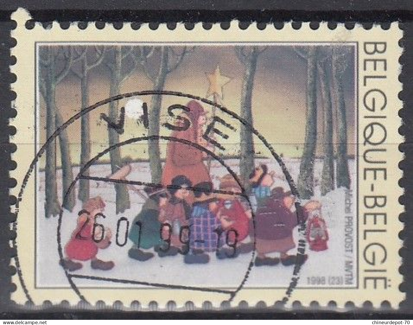 Michel PROVOST 1998 CACHET Visé - Used Stamps