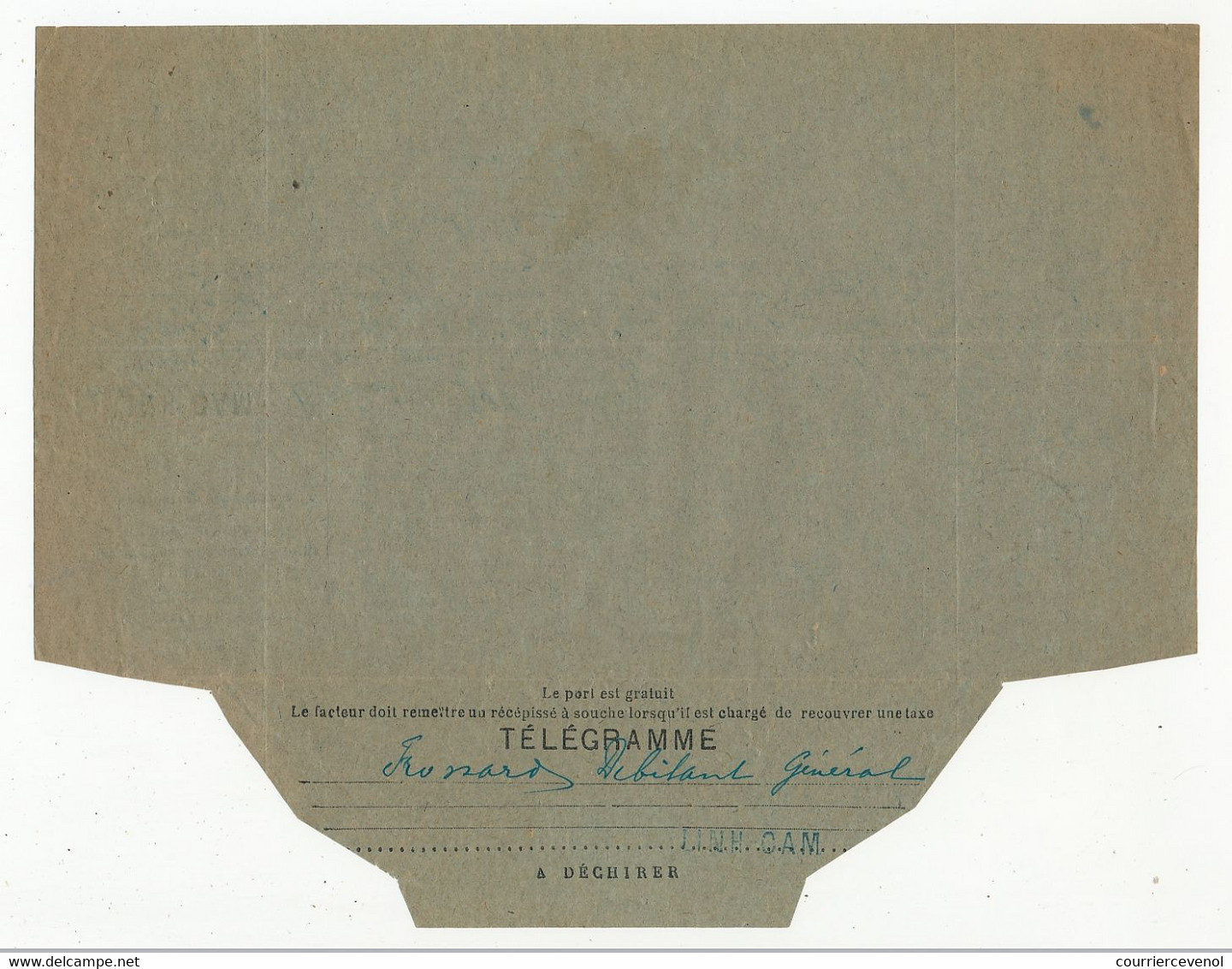 ANNAM - Deux Télégrammes Avec Cachet à Date Et Griffe Lin "LINH-CAM ANNAM" 1929 Et 1930 - Covers & Documents