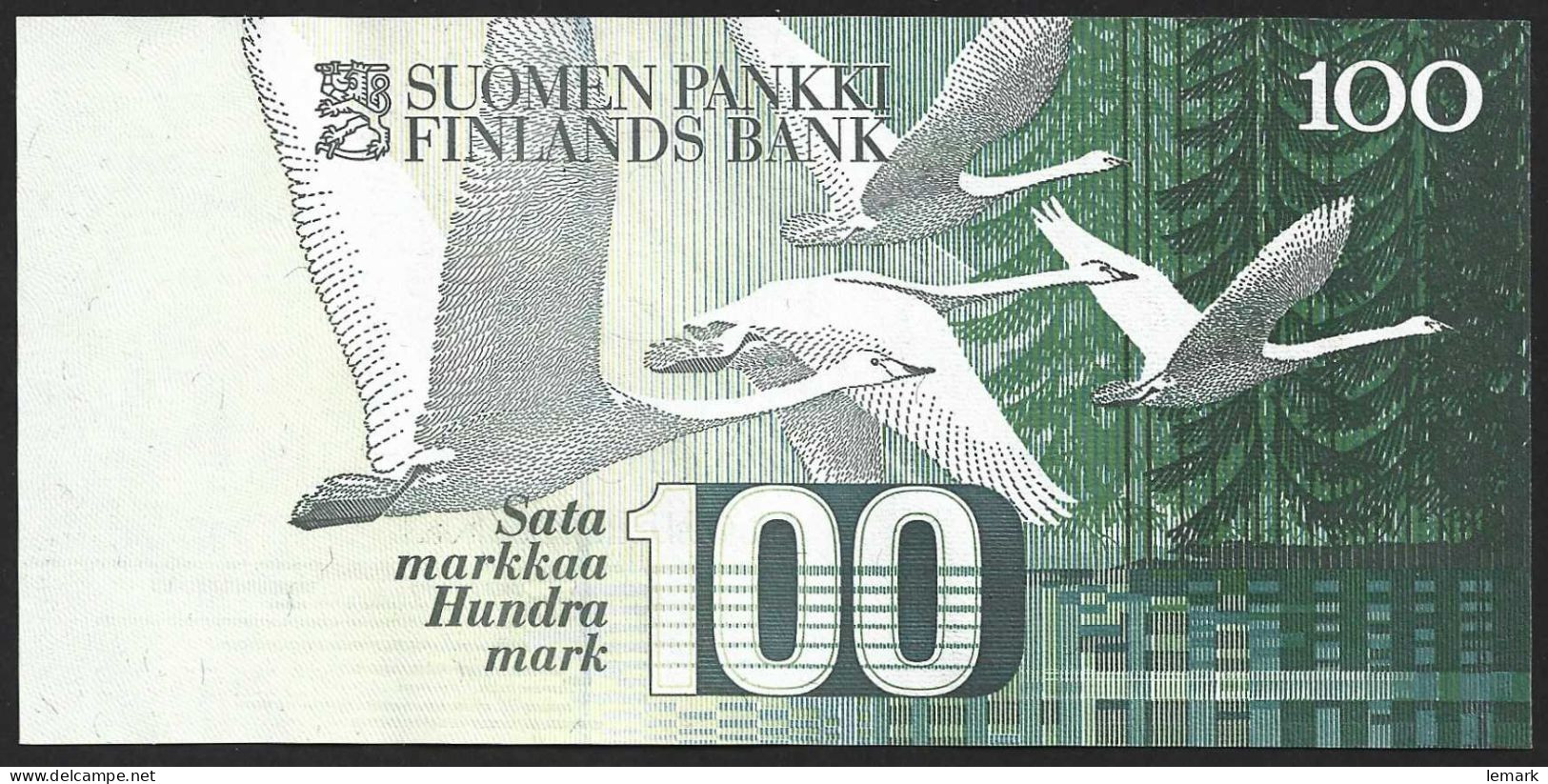 Finland 100 Markka 1986 P119 (sign. Hämäläinen & Heinonen) UNC - Finlande