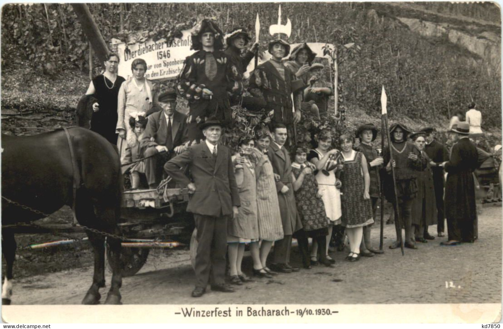 Bacharach - Winzerfest 1930 - Bacharach