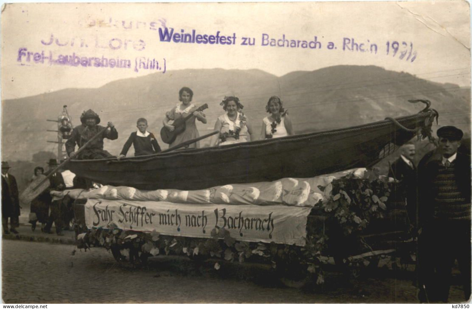 Bacharach - Weinlese 1931 - Bacharach
