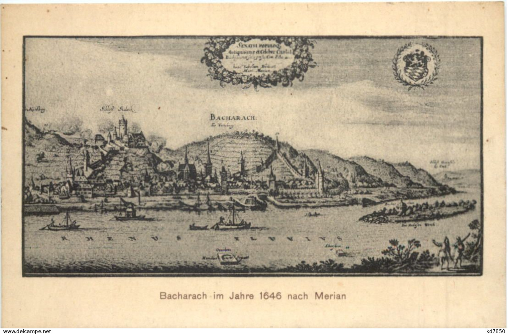 Bacharach Am Rhein Im Jahre 1646 - Bacharach