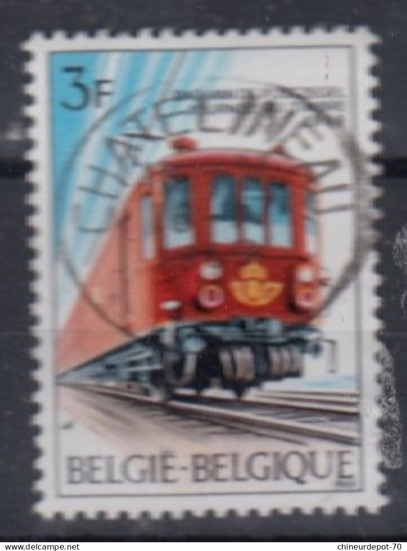 1969 Journée Du Timbre Train Cachet Chatelineau - Used Stamps