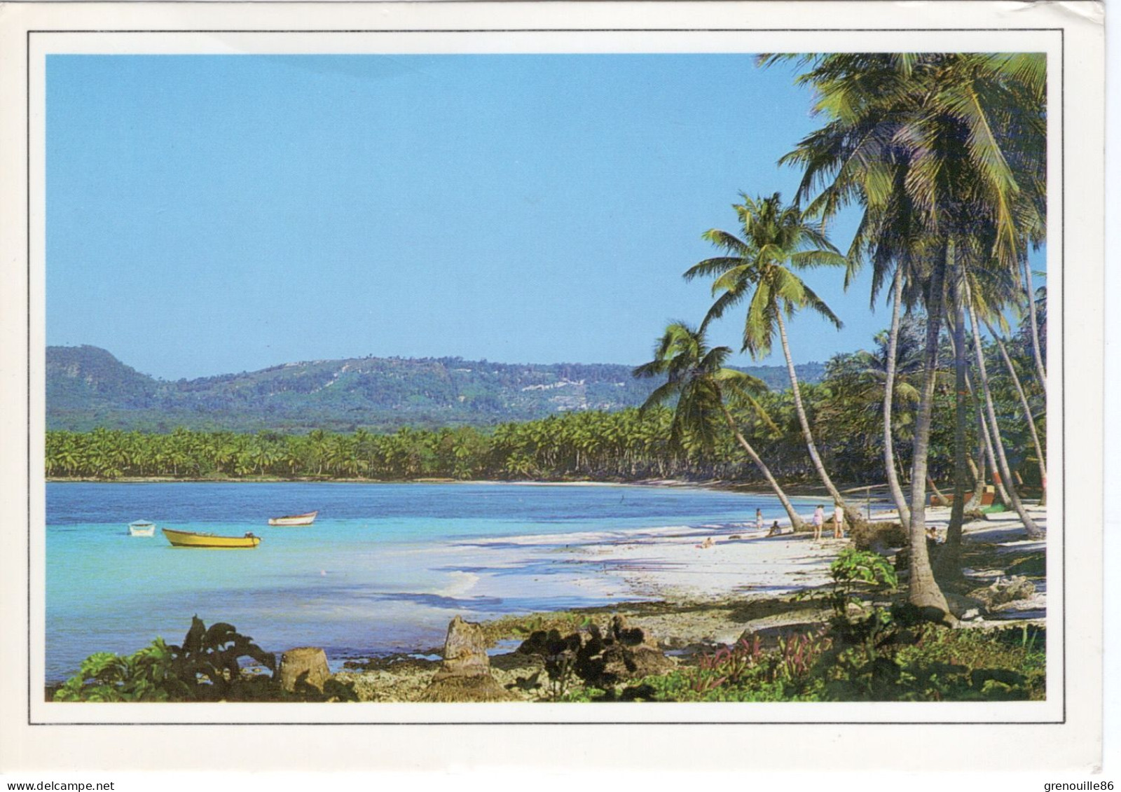 CPSM RÉPUBLIQUE DOMINICAINE SAMANA Plage Las Galeras - Dominicaanse Republiek