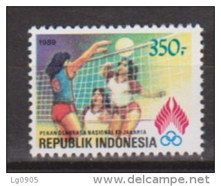 Indonesia Indonesie Nr. 1393 MNH; Volleybal - Volleyball