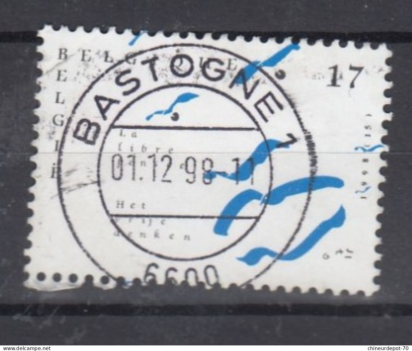 La Libre Pensee 1998 Cachet Bastogne - Used Stamps