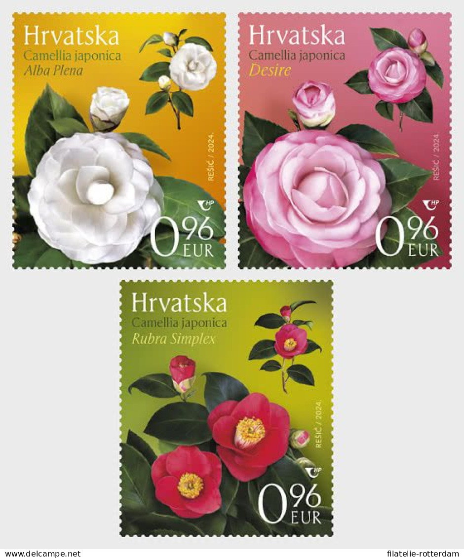 Croatia / Kroatië - Postfris / MNH - Complete Set Flowers 2024 - Croatia