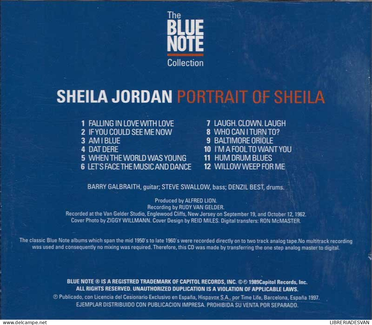 Sheila Jordan - Portrait Of Sheila. CD - Jazz