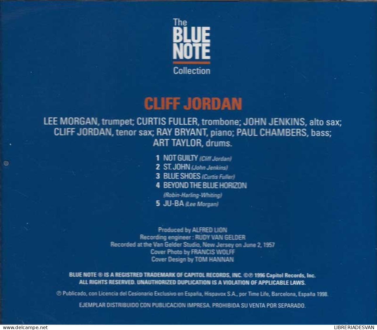 Cliff Jordan - Cliff Jordan. CD - Jazz