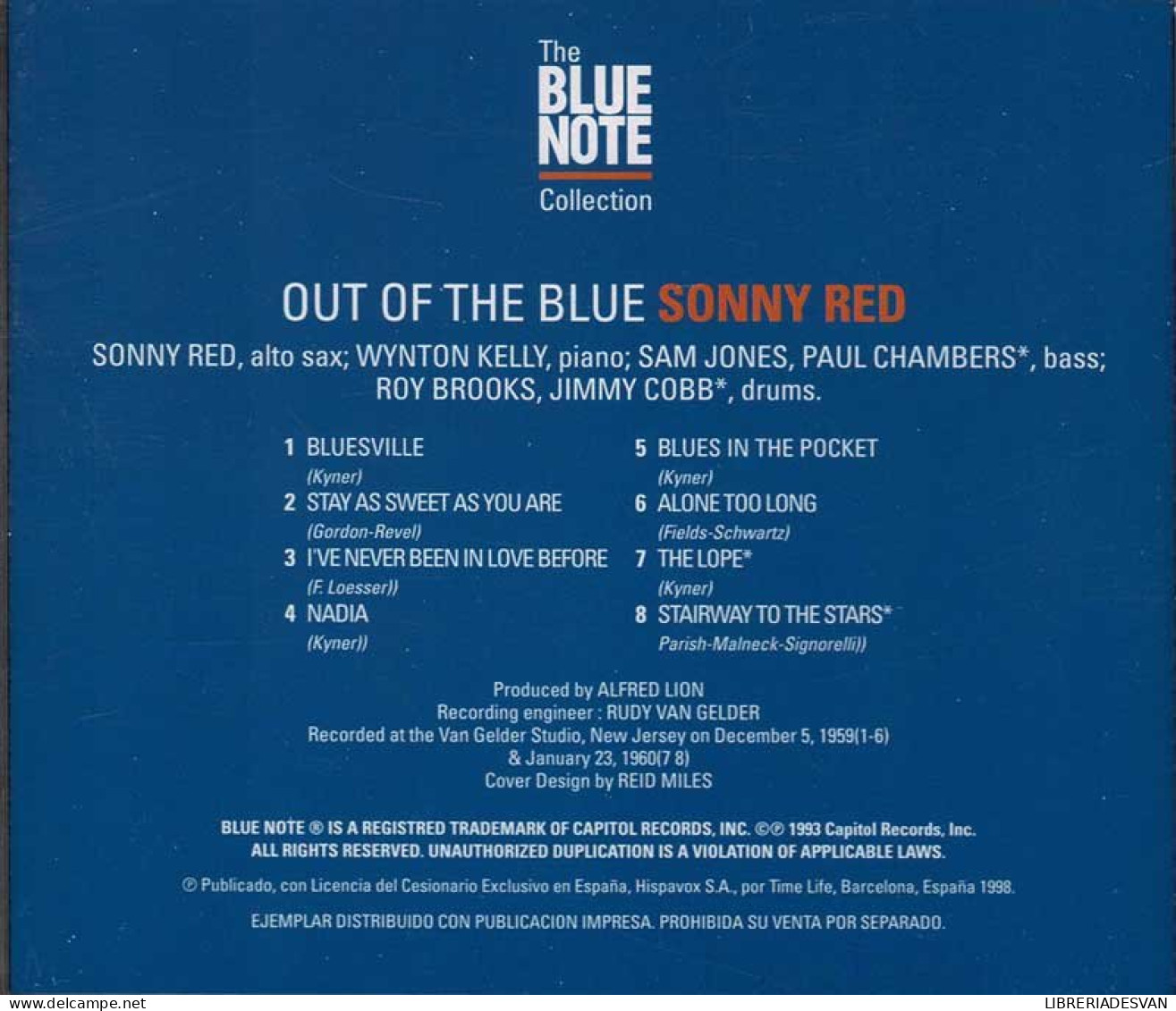 Sonny Red - Out Of The Blue. CD - Jazz