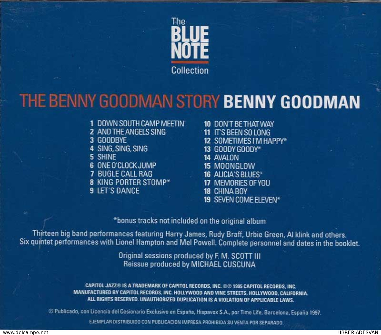 Benny Goodma - The Benny Goodman Story. CD - Jazz