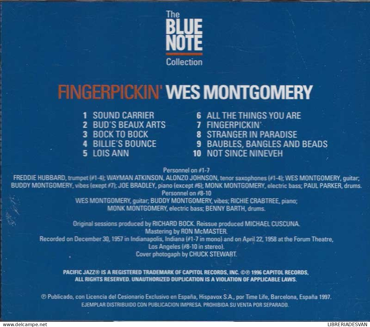 Wes Montgomery - Fingerpickin'. CD - Jazz