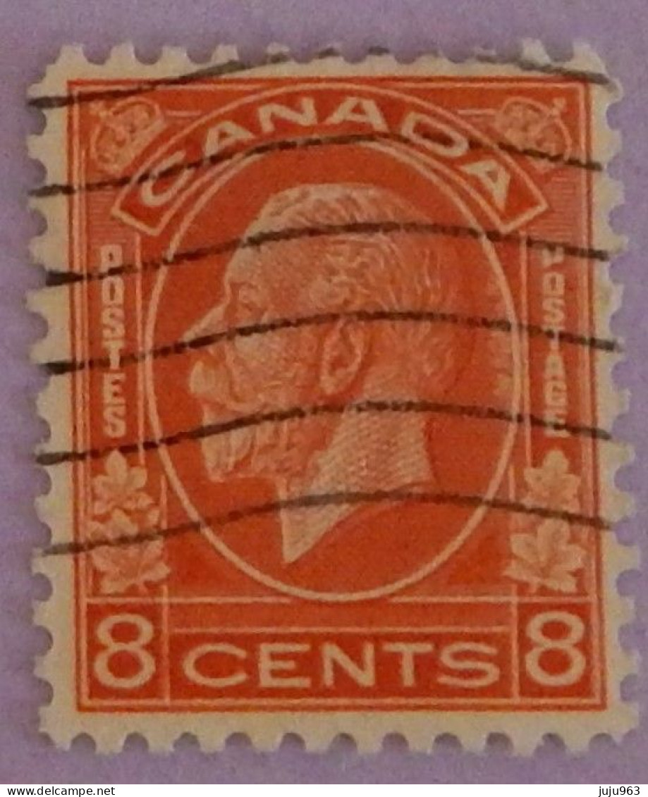 CANADA YT 166 OBLITÉRÉ "GEORGE V" ANNÉES 1932/1933 - Usati