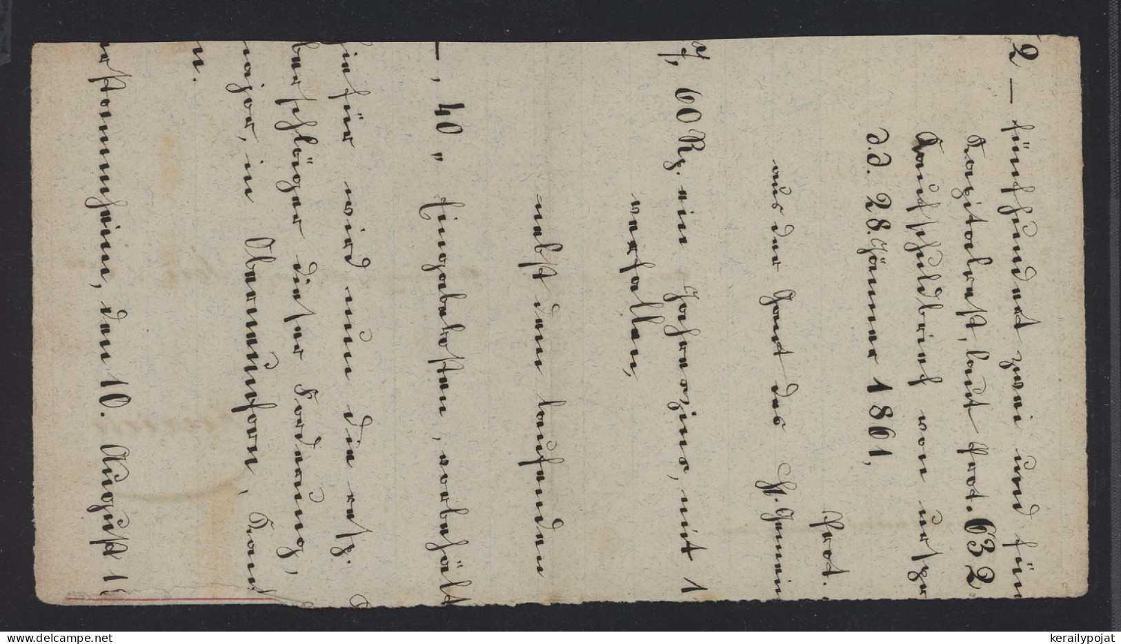 Switzerland 1861 Stammheim Letter Front__(10122) - Brieven En Documenten